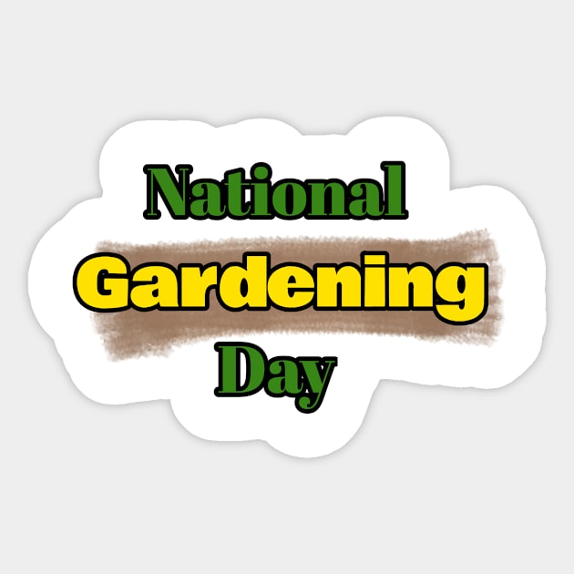 national gardening day Sticker by jijo.artist